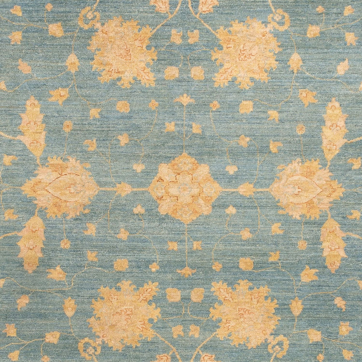 Ziegler Carpet - 348 x 252 cm - havblå