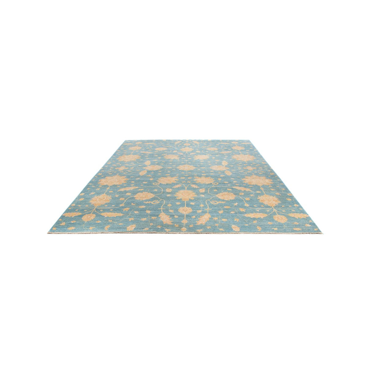 Ziegler Carpet - 348 x 252 cm - havblå