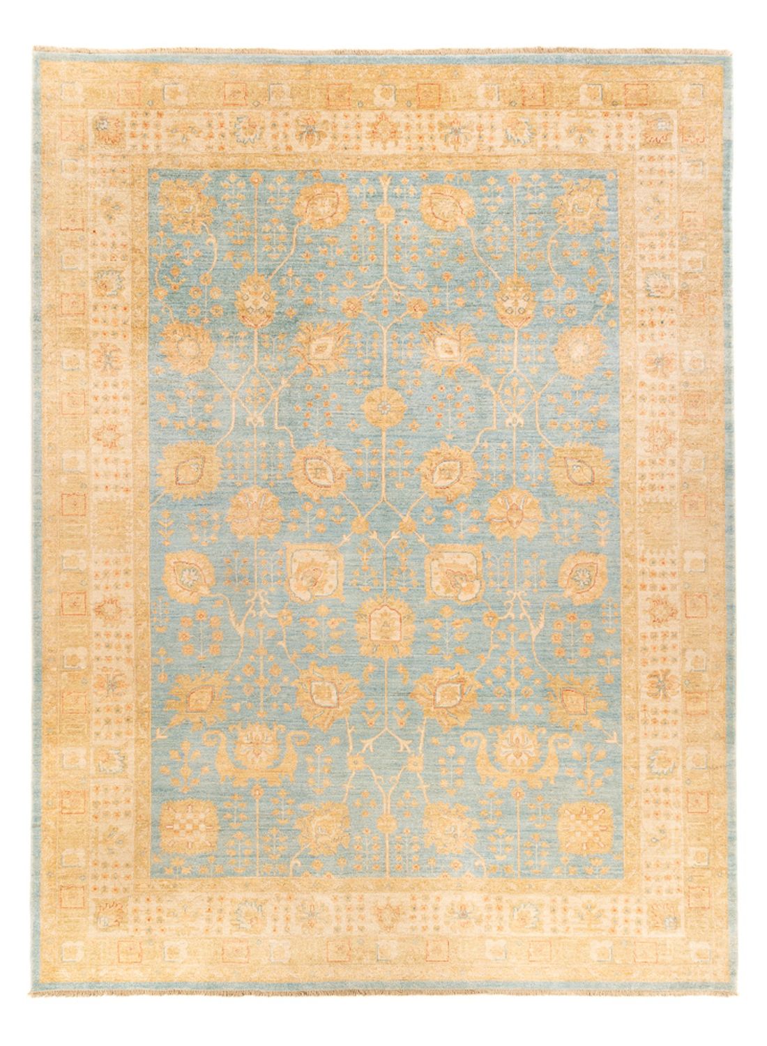 Ziegler Carpet - 345 x 257 cm - lyseblå