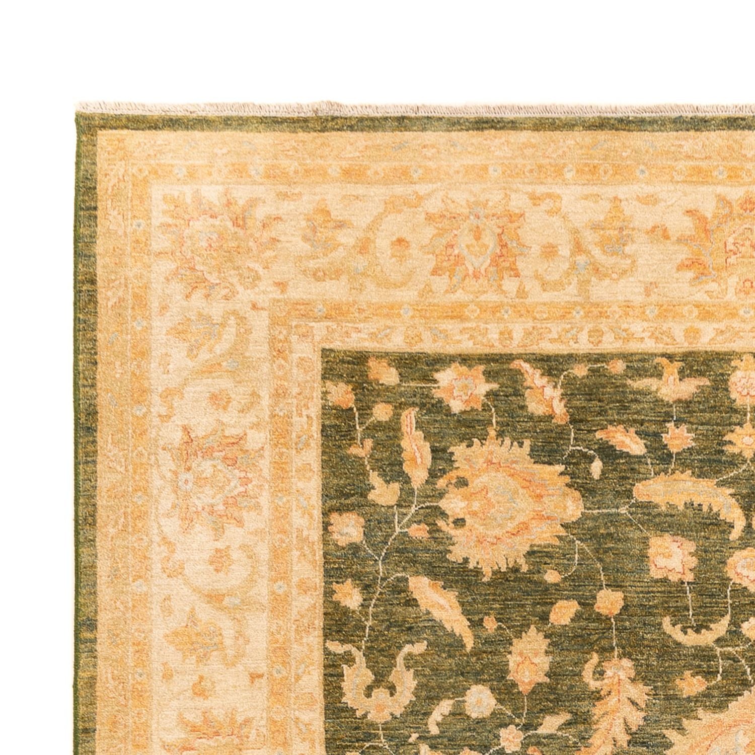 Ziegler Carpet - 346 x 258 cm - olivengrøn