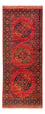 Løber Afghansk tæppe - 201 x 81 cm - rød