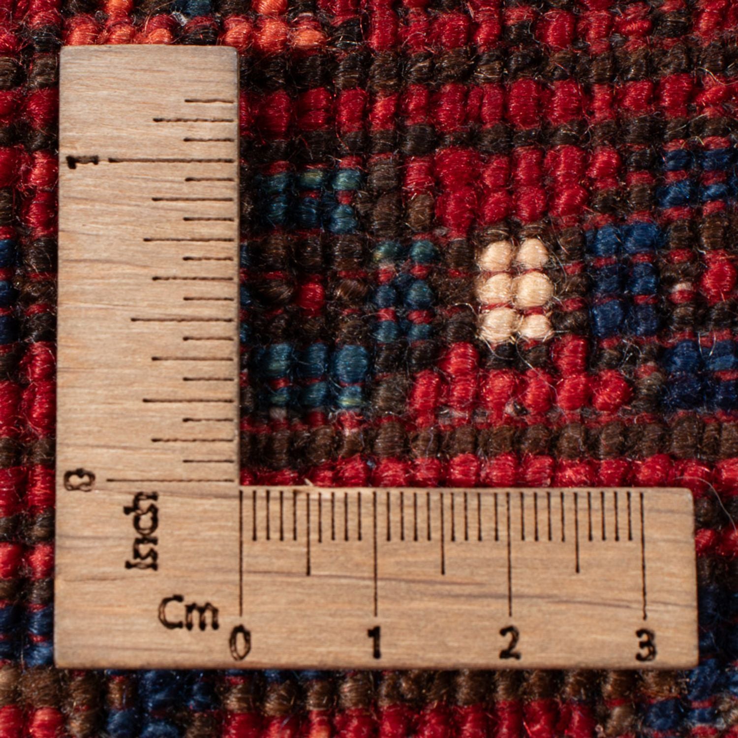 Løber Afghansk tæppe - 207 x 80 cm - rød