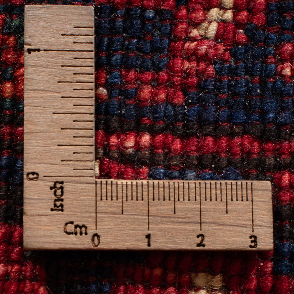 Løber Afghansk tæppe - 206 x 84 cm - rød