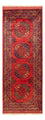 Løber Afghansk tæppe - 216 x 83 cm - rød