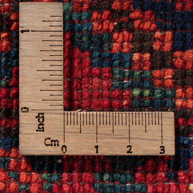 Løber Afghansk tæppe - 216 x 83 cm - rød
