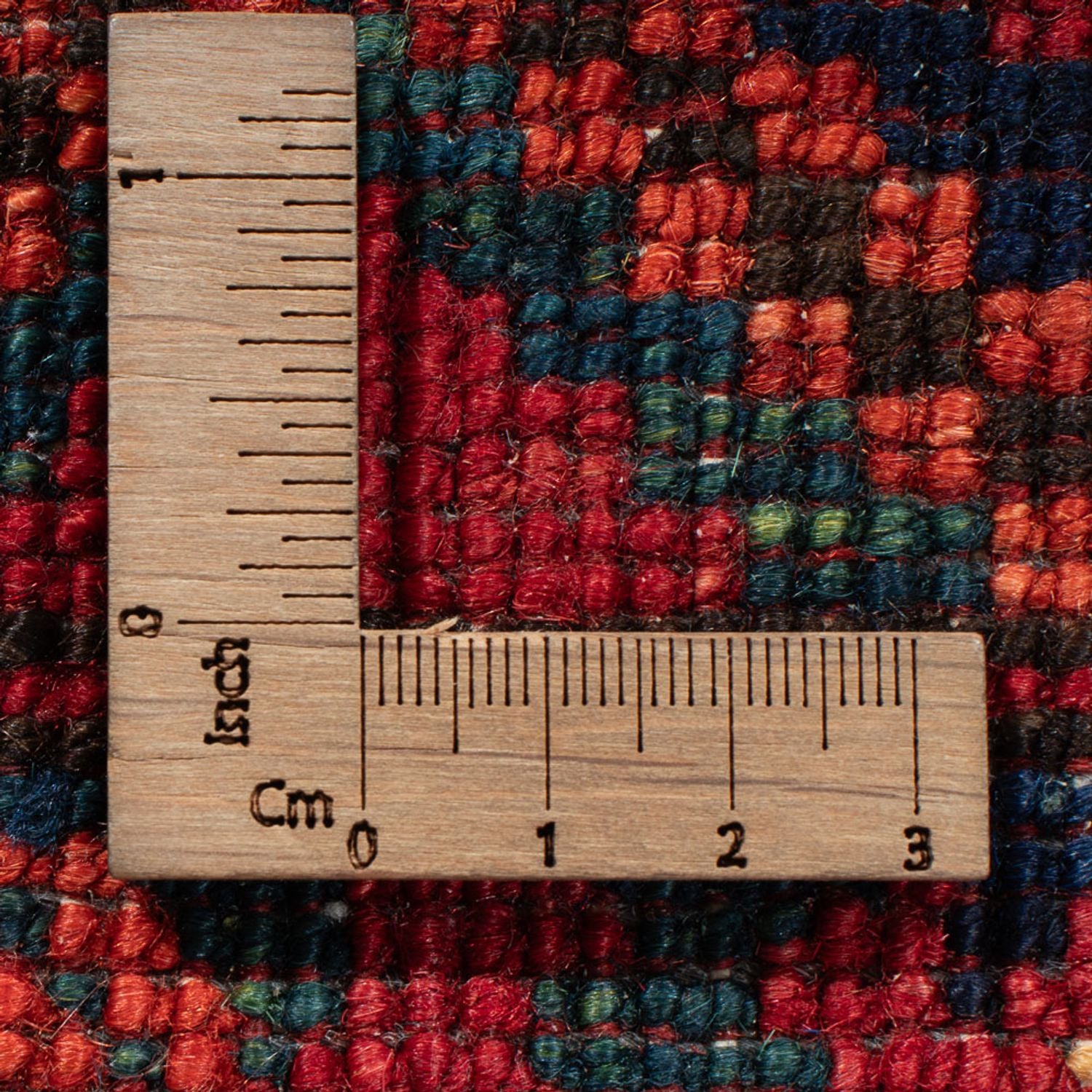 Løber Afghansk tæppe - 216 x 83 cm - rød