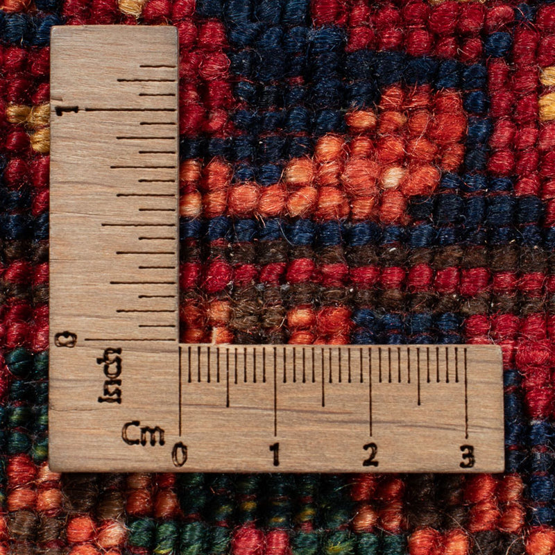 Løber Afghansk tæppe - 204 x 82 cm - rød