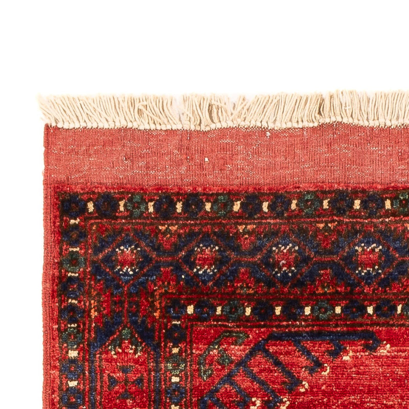 Løber Afghansk tæppe - 205 x 82 cm - rød