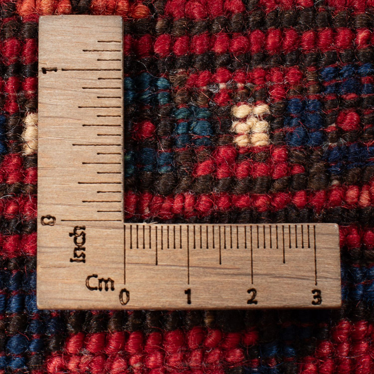 Løber Afghansk tæppe - 205 x 82 cm - rød