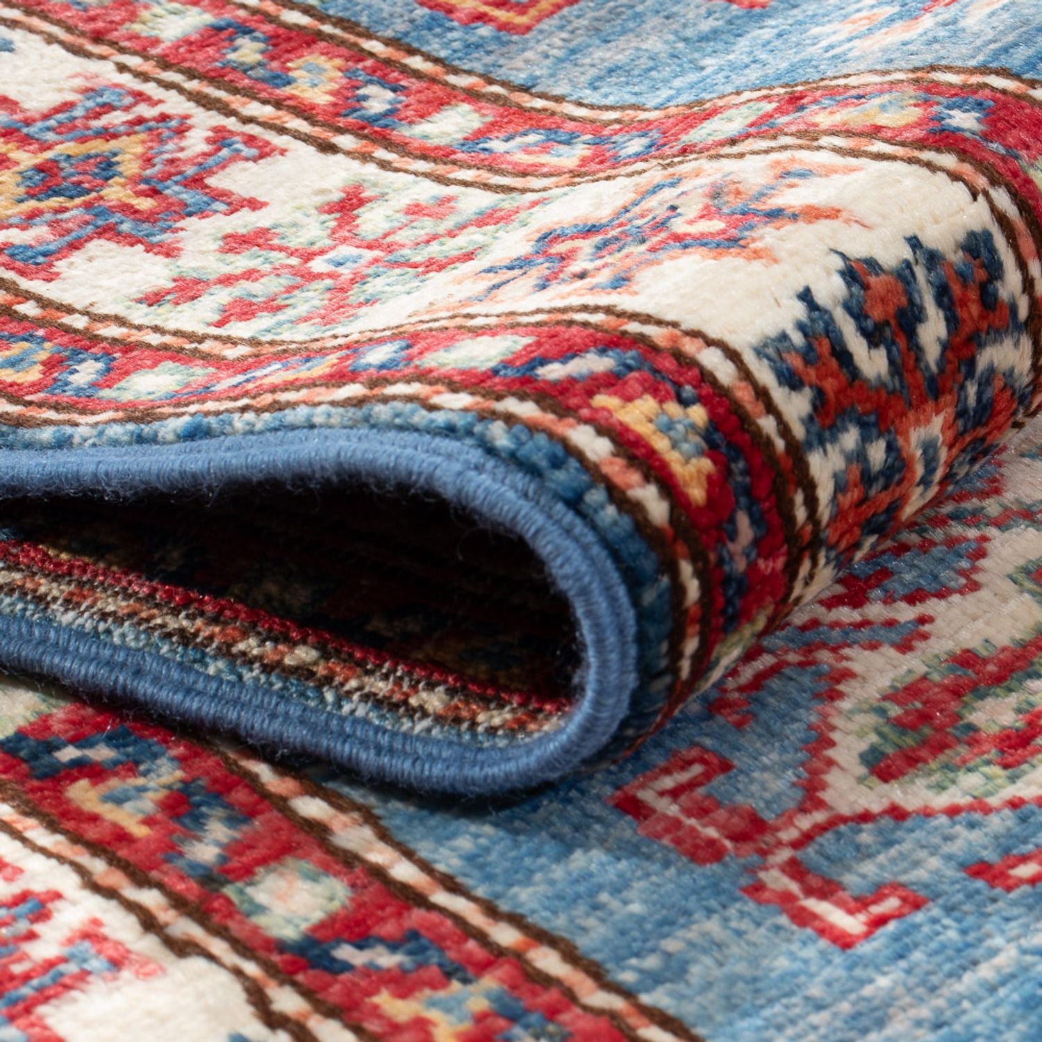 Løber Ziegler Carpet - Kazak - 185 x 61 cm - lyseblå