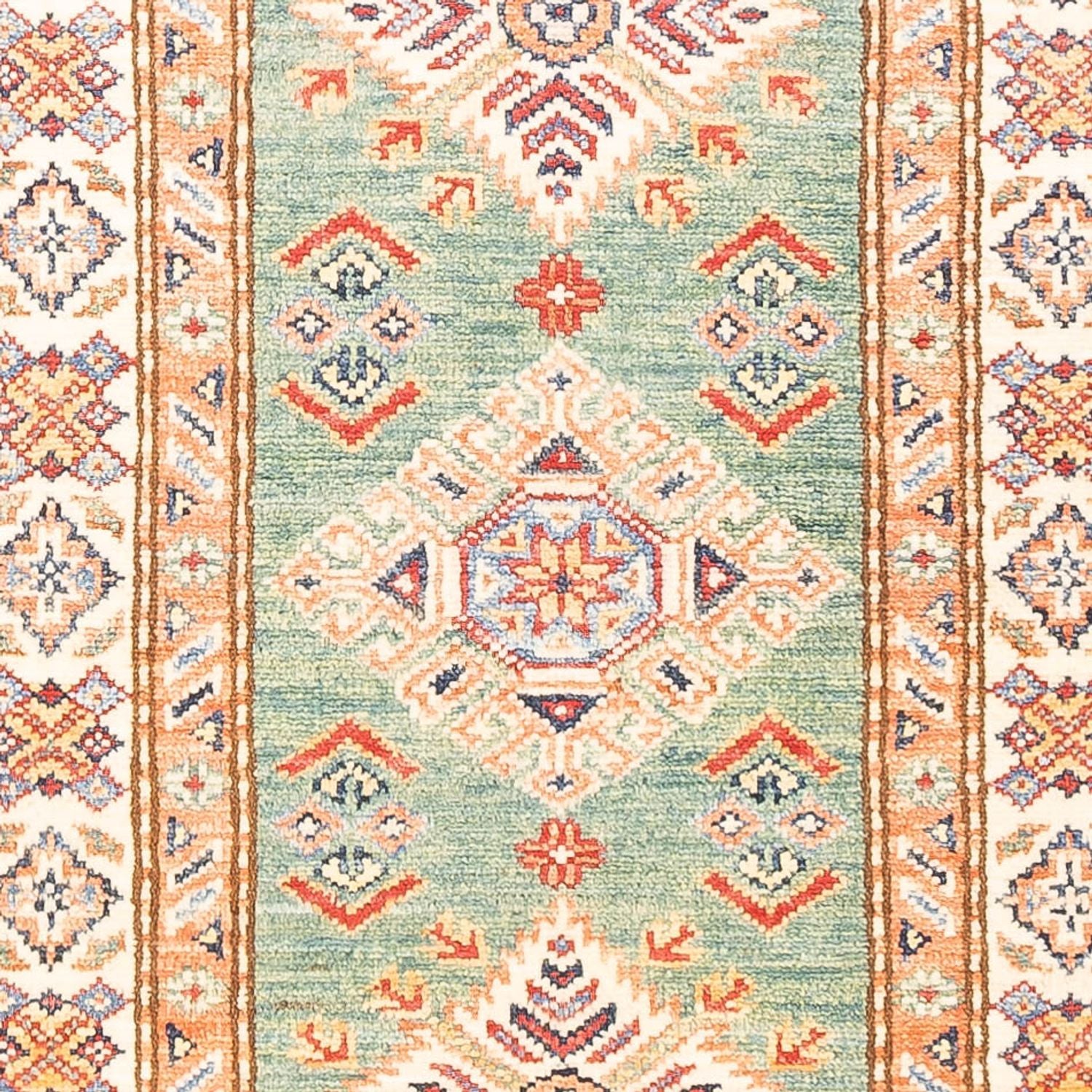 Løber Ziegler Carpet - Kazak - 185 x 61 cm - lysegrøn