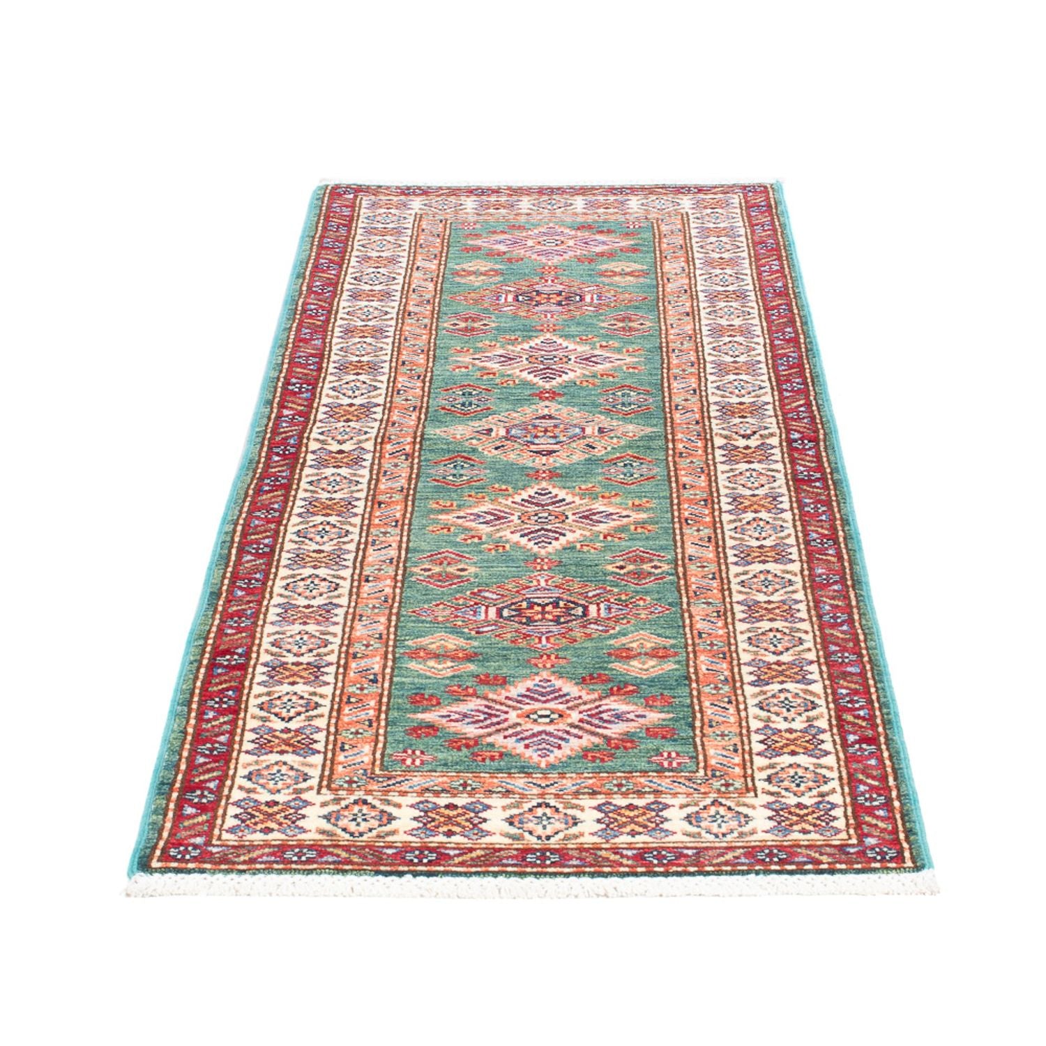 Løber Ziegler Carpet - Kazak - 185 x 61 cm - lysegrøn