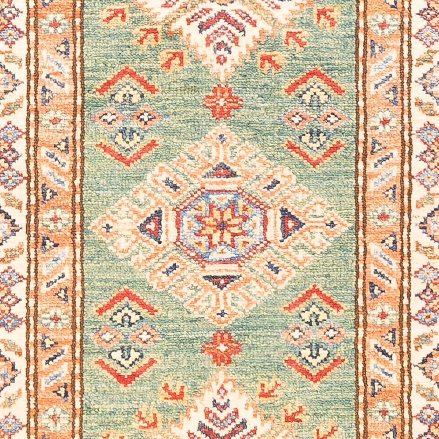 Løber Ziegler Carpet - Kazak - 184 x 59 cm - lysegrøn