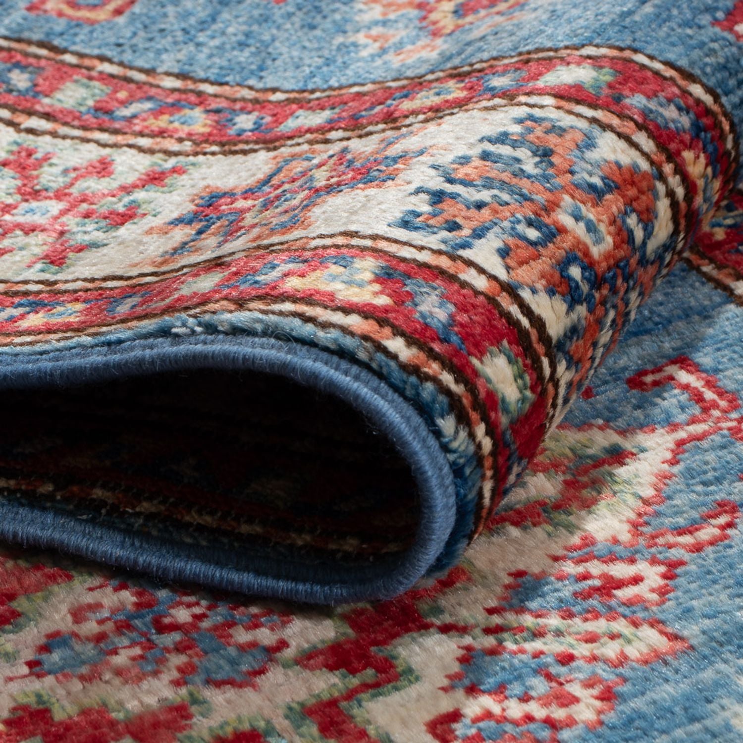 Løber Ziegler Carpet - Kazak - 185 x 60 cm - lyseblå