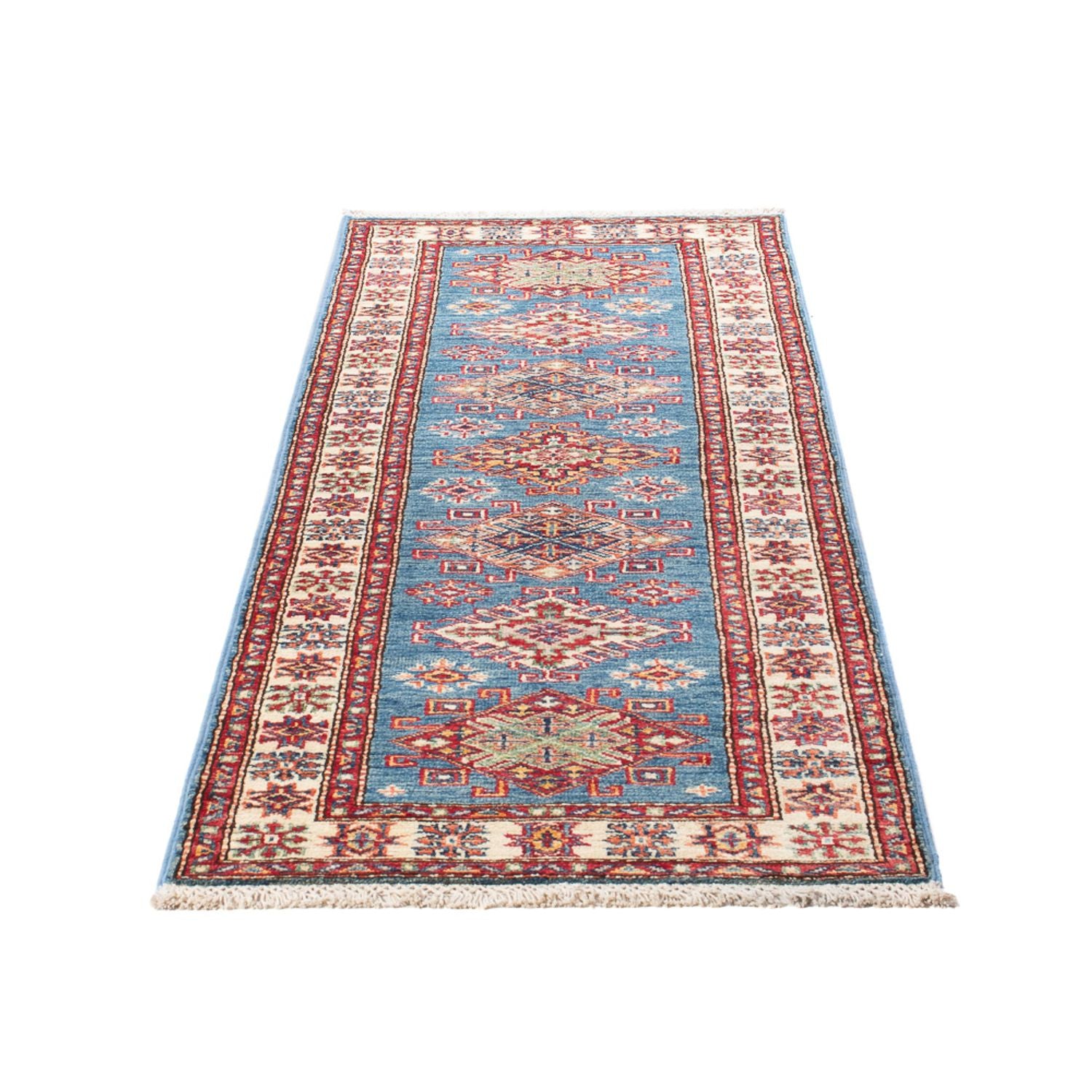 Løber Ziegler Carpet - Kazak - 185 x 60 cm - lyseblå