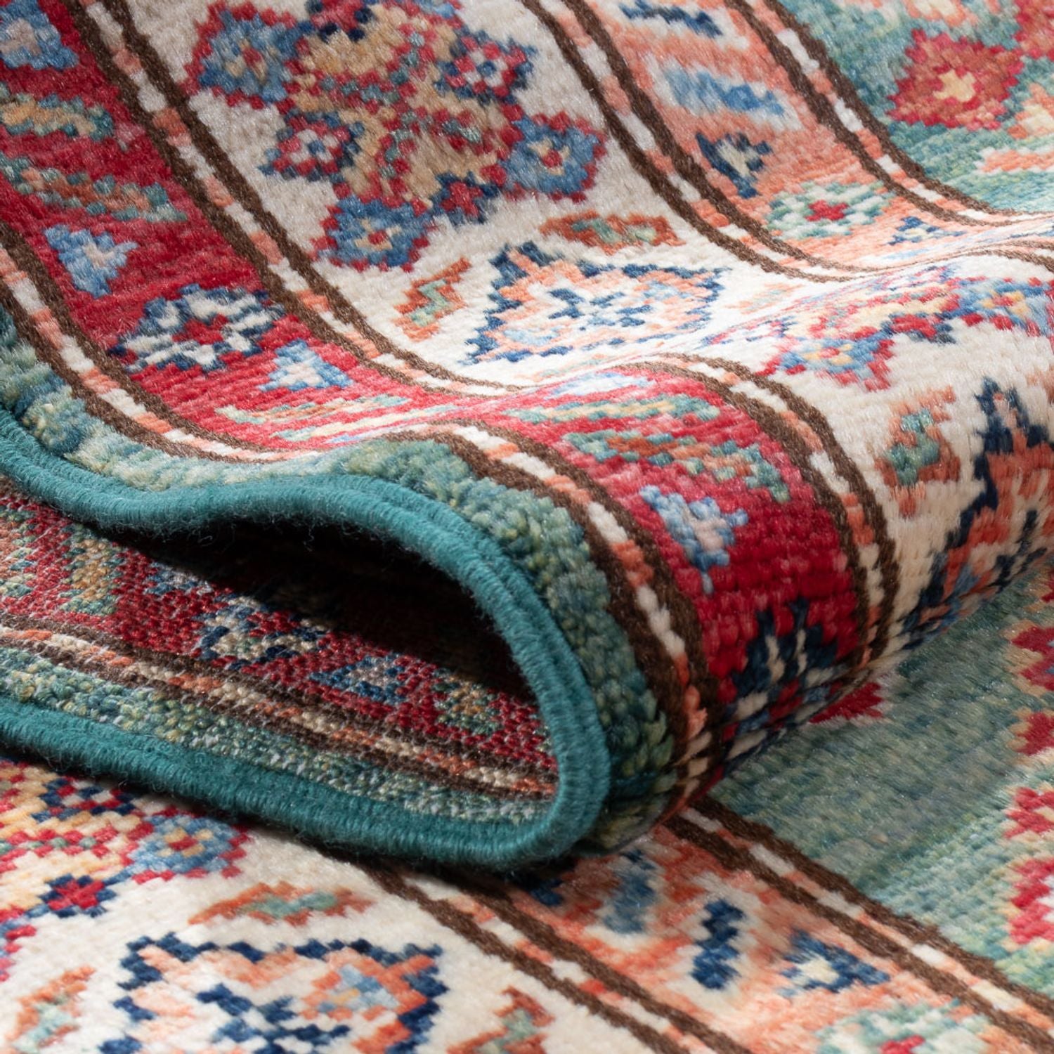 Løber Ziegler Carpet - Kazak - 185 x 60 cm - lysegrøn