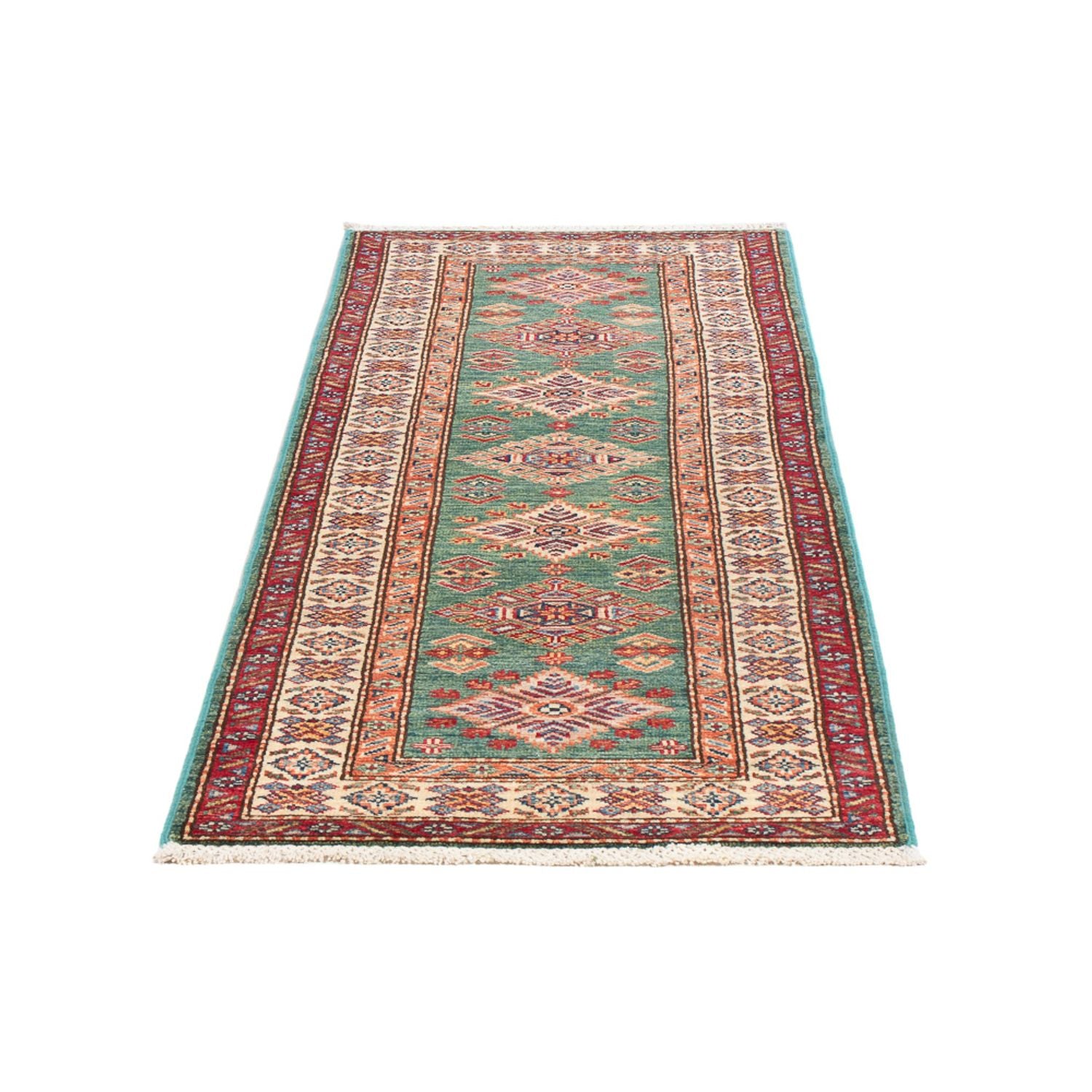 Løber Ziegler Carpet - Kazak - 185 x 60 cm - lysegrøn