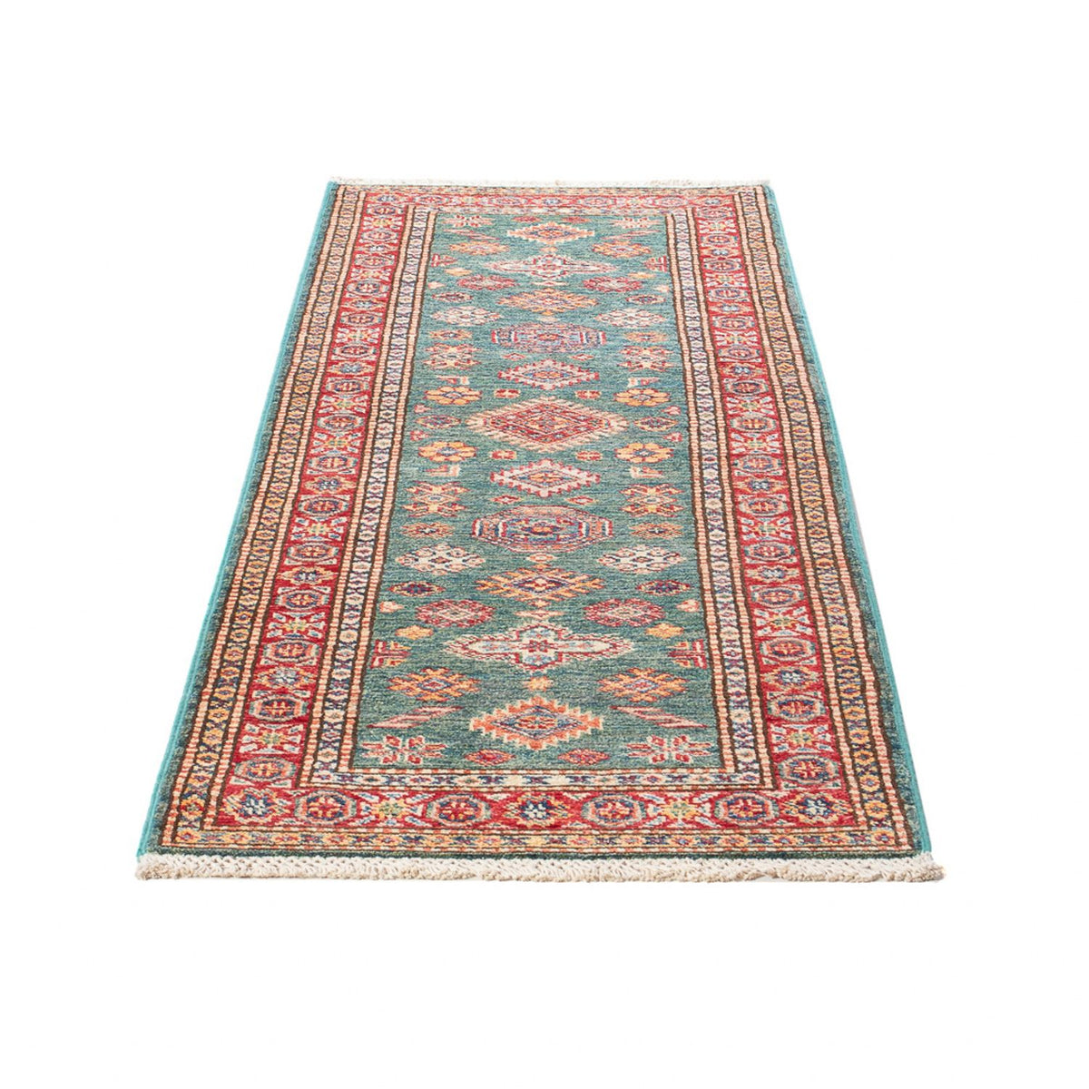 Løber Ziegler Carpet - Kazak - 186 x 59 cm - lysegrøn
