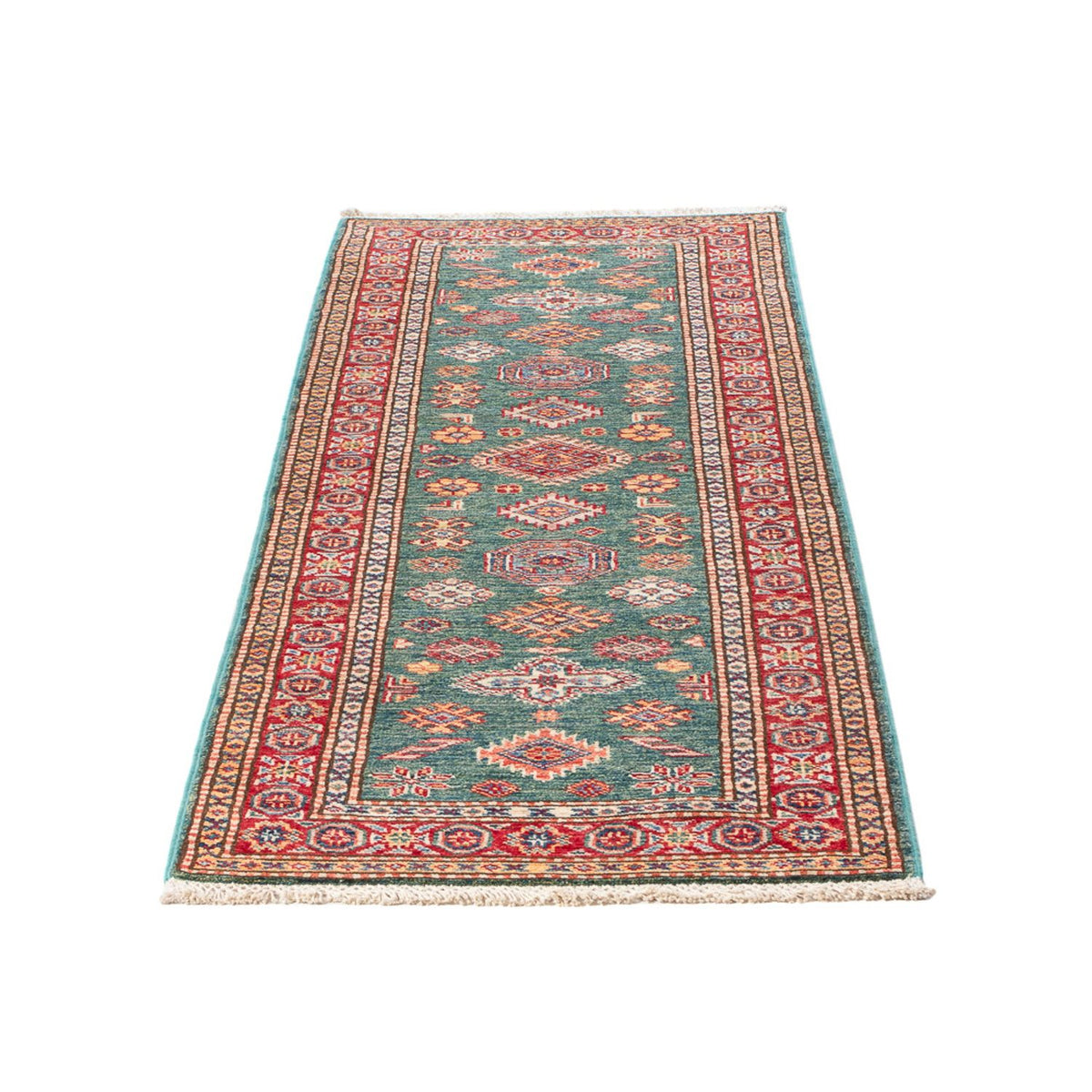 Løber Ziegler Carpet - Kazak - 187 x 60 cm - lysegrøn