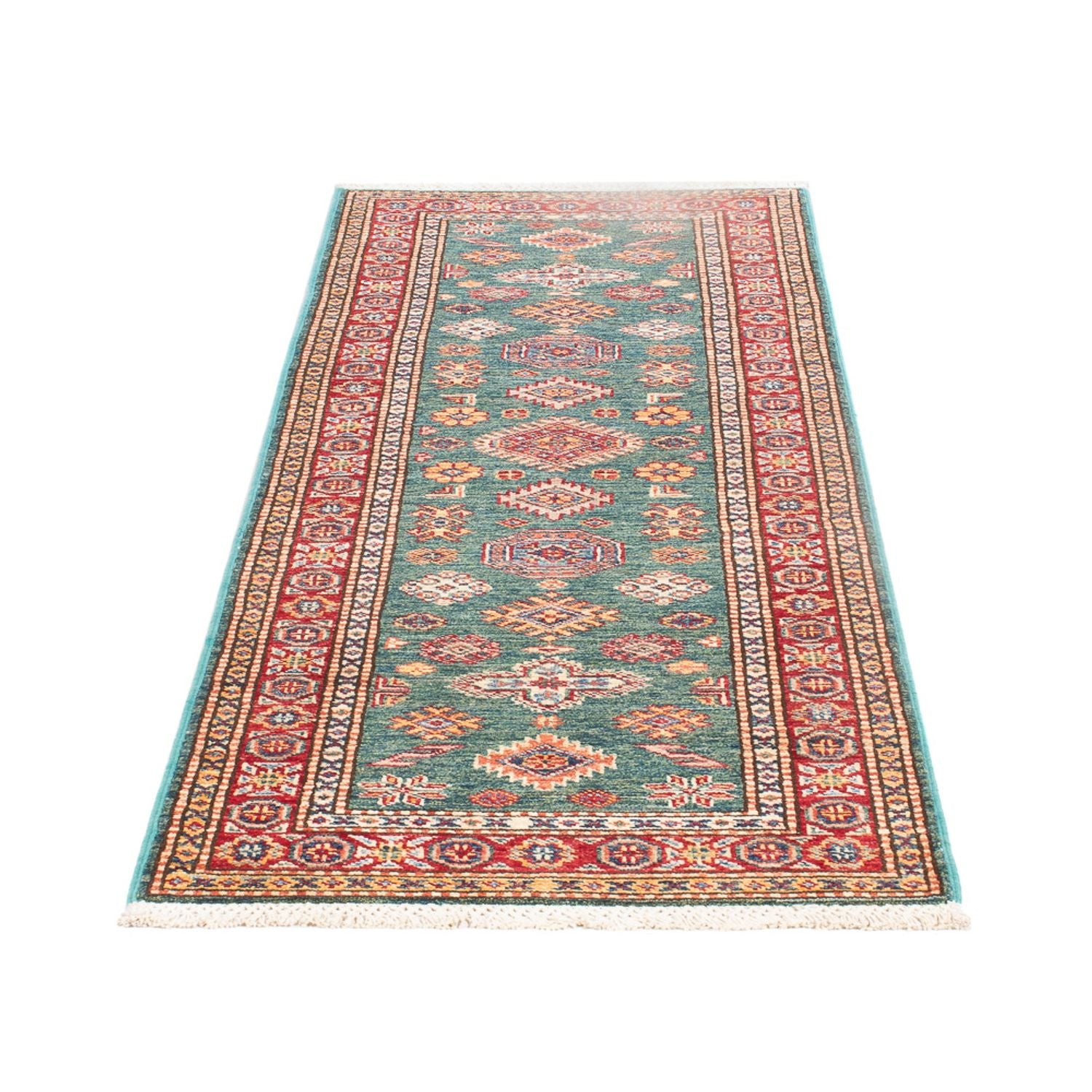 Løber Ziegler Carpet - Kazak - 188 x 61 cm - lysegrøn
