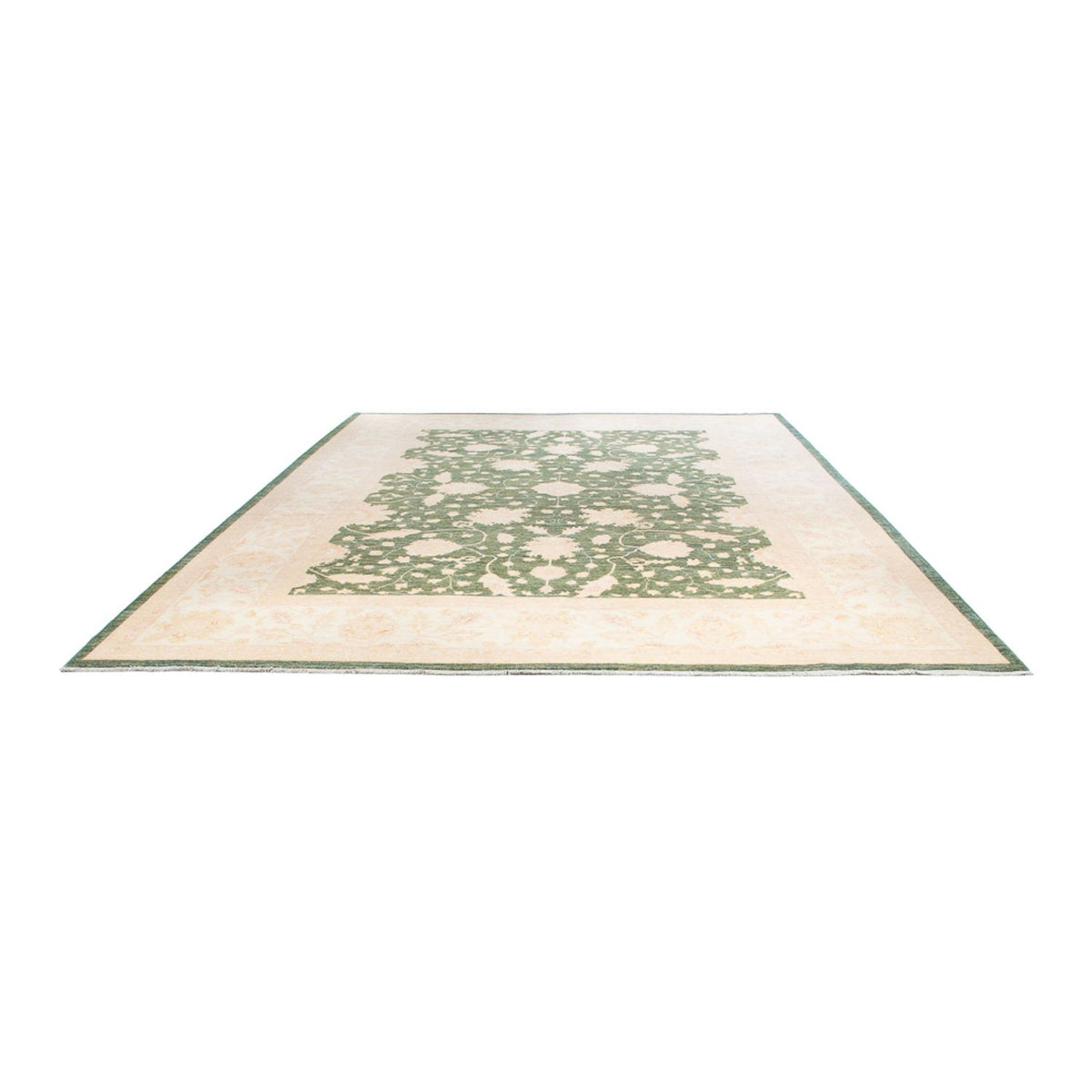 Ziegler Carpet - 404 x 307 cm - olivengrøn