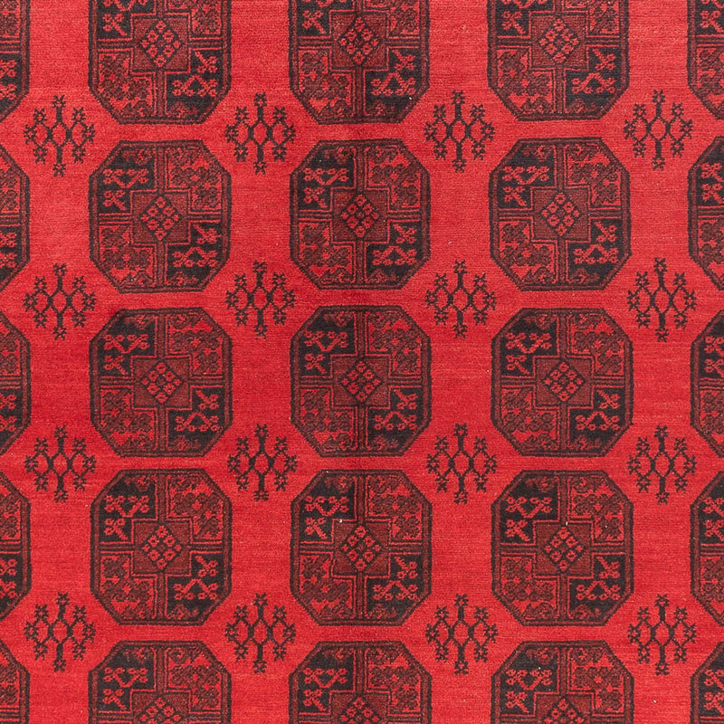 Afghansk tæppe - Filpa - 384 x 295 cm - rød