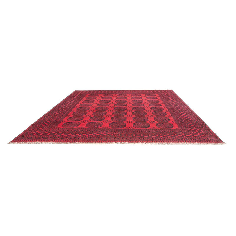 Afghansk tæppe - Filpa - 384 x 295 cm - rød