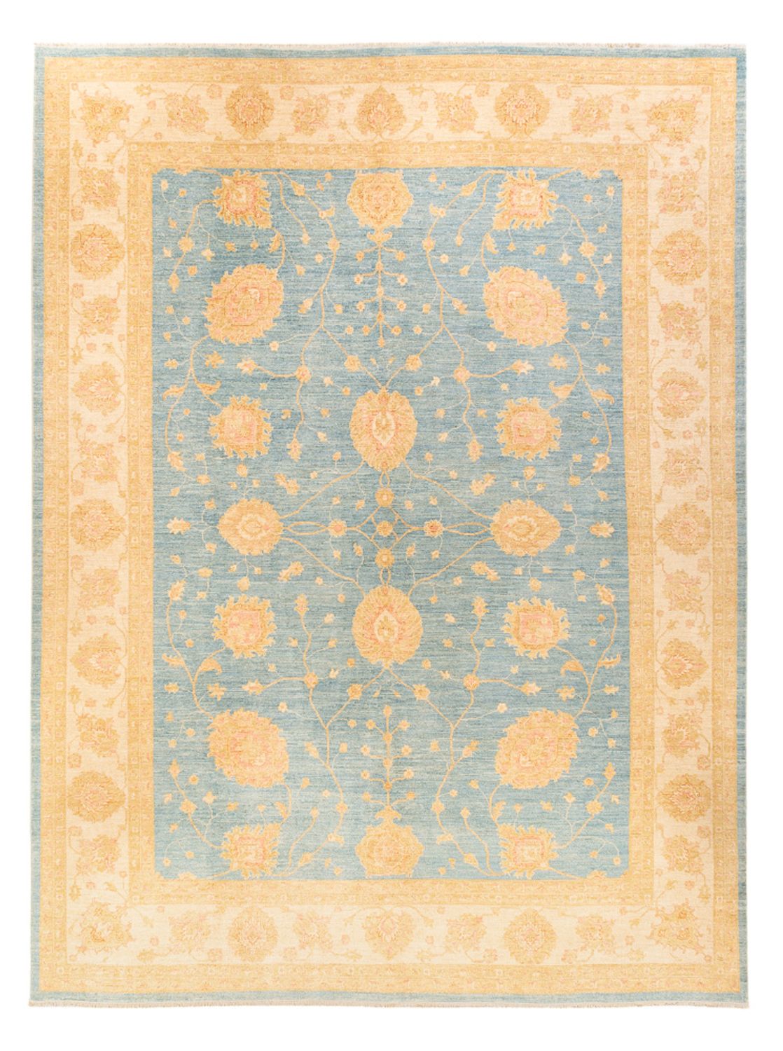 Ziegler Carpet - 391 x 295 cm - blå