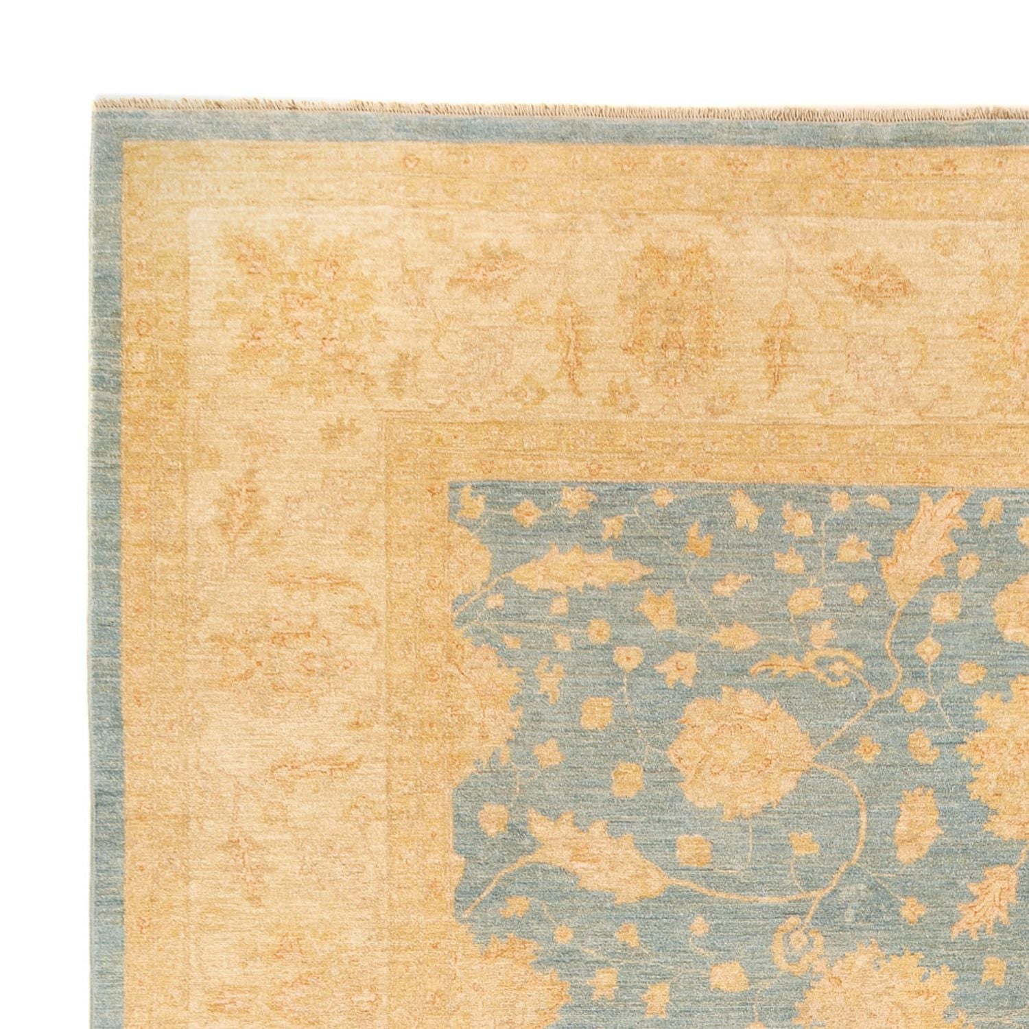 Ziegler Carpet - 393 x 303 cm - lyseblå