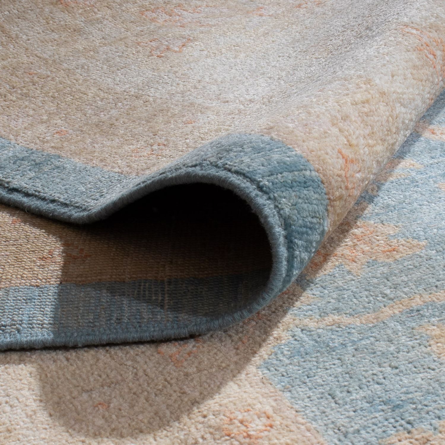 Ziegler Carpet - 393 x 303 cm - lyseblå