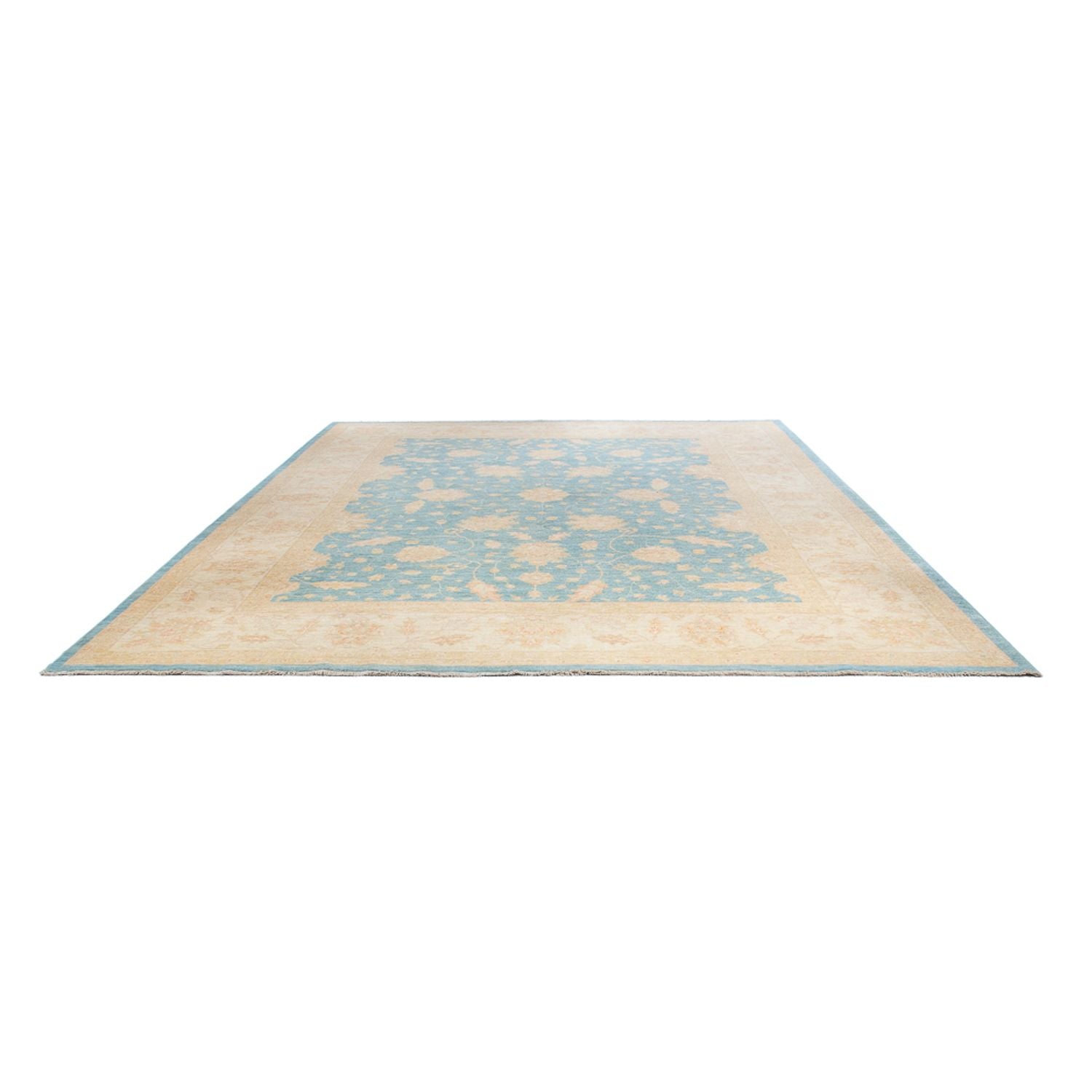 Ziegler Carpet - 393 x 303 cm - lyseblå