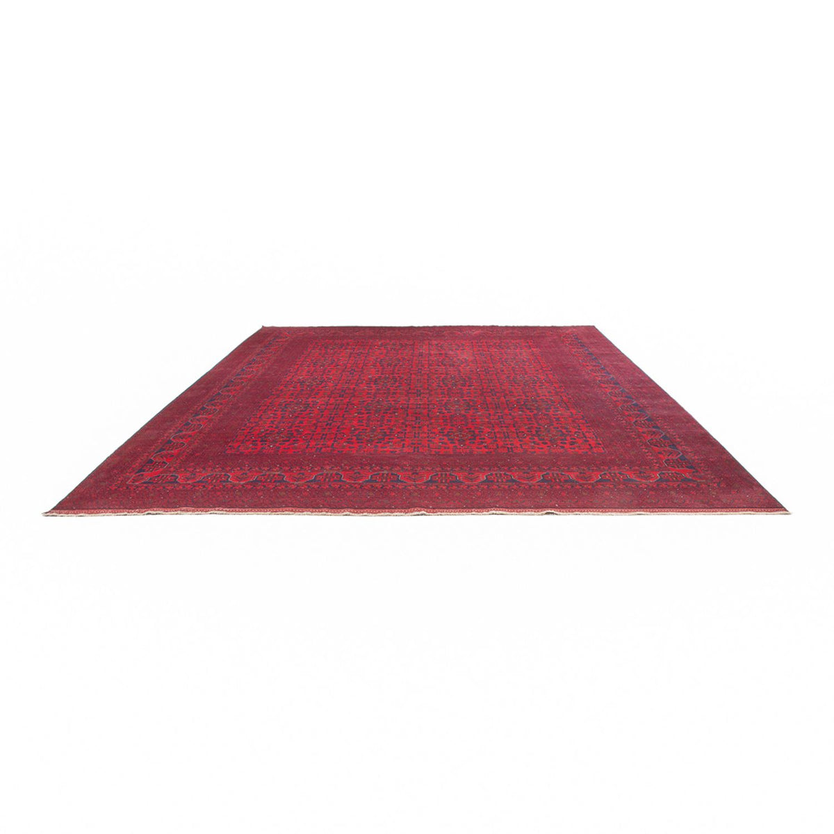Afghansk tæppe - Kunduz - 397 x 313 cm - rød