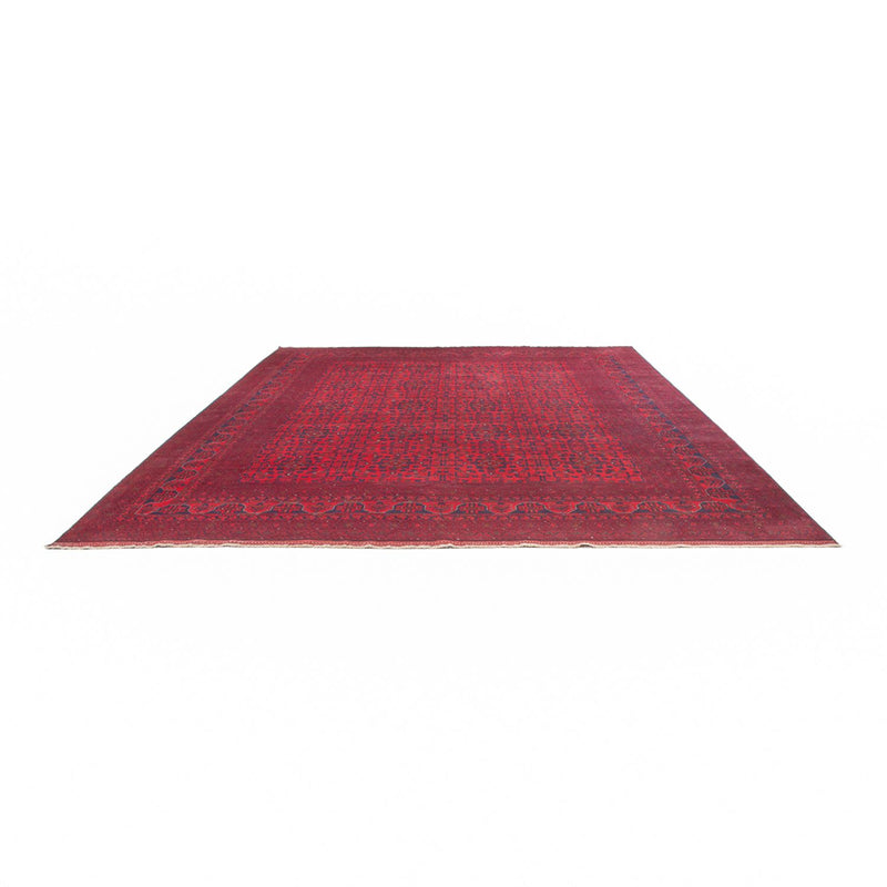 Afghansk tæppe - Kunduz - 397 x 313 cm - rød