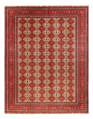 Afghansk tæppe - Royal - 385 x 300 cm - flerfarvet