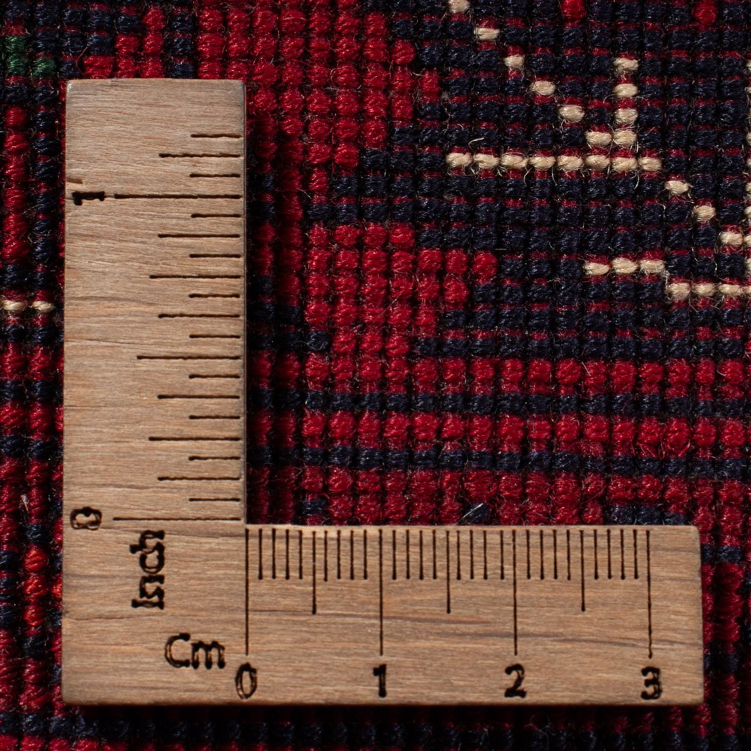 Afghansk tæppe - 397 x 295 cm - rød
