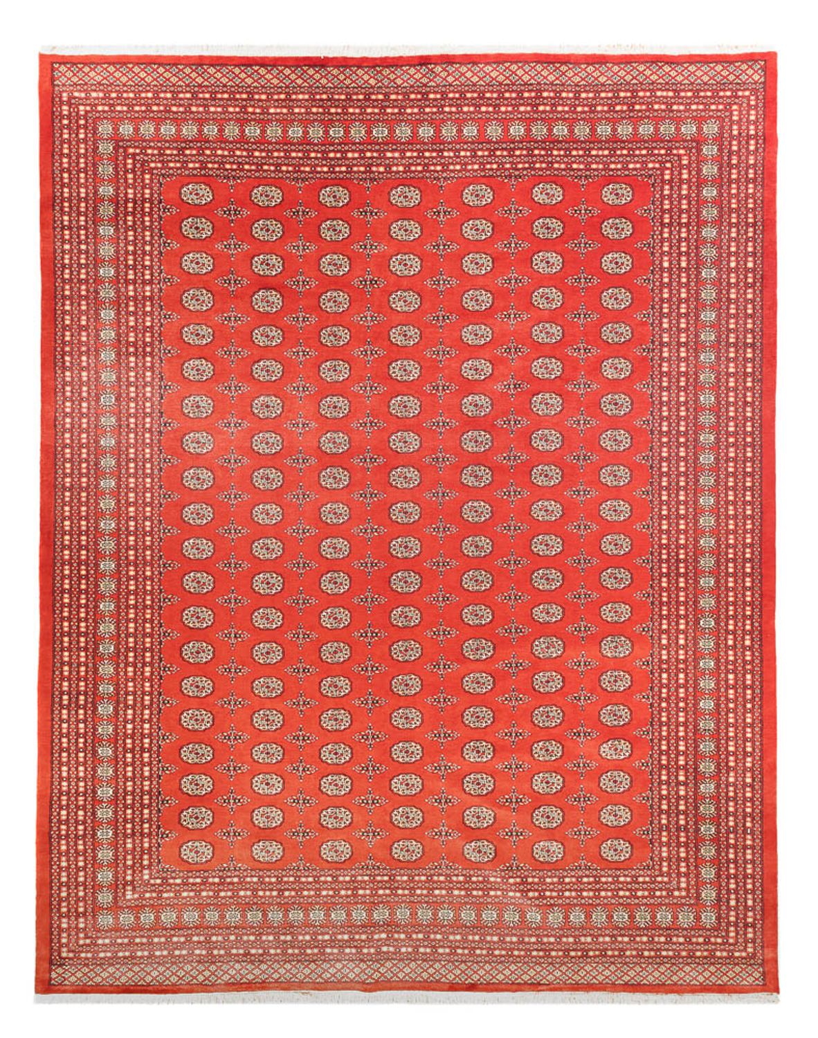 Afghansk tæppe - Bukhara - 401 x 311 cm - lysrød
