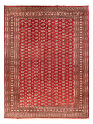 Afghansk tæppe - Bukhara - 418 x 310 cm - lysrød