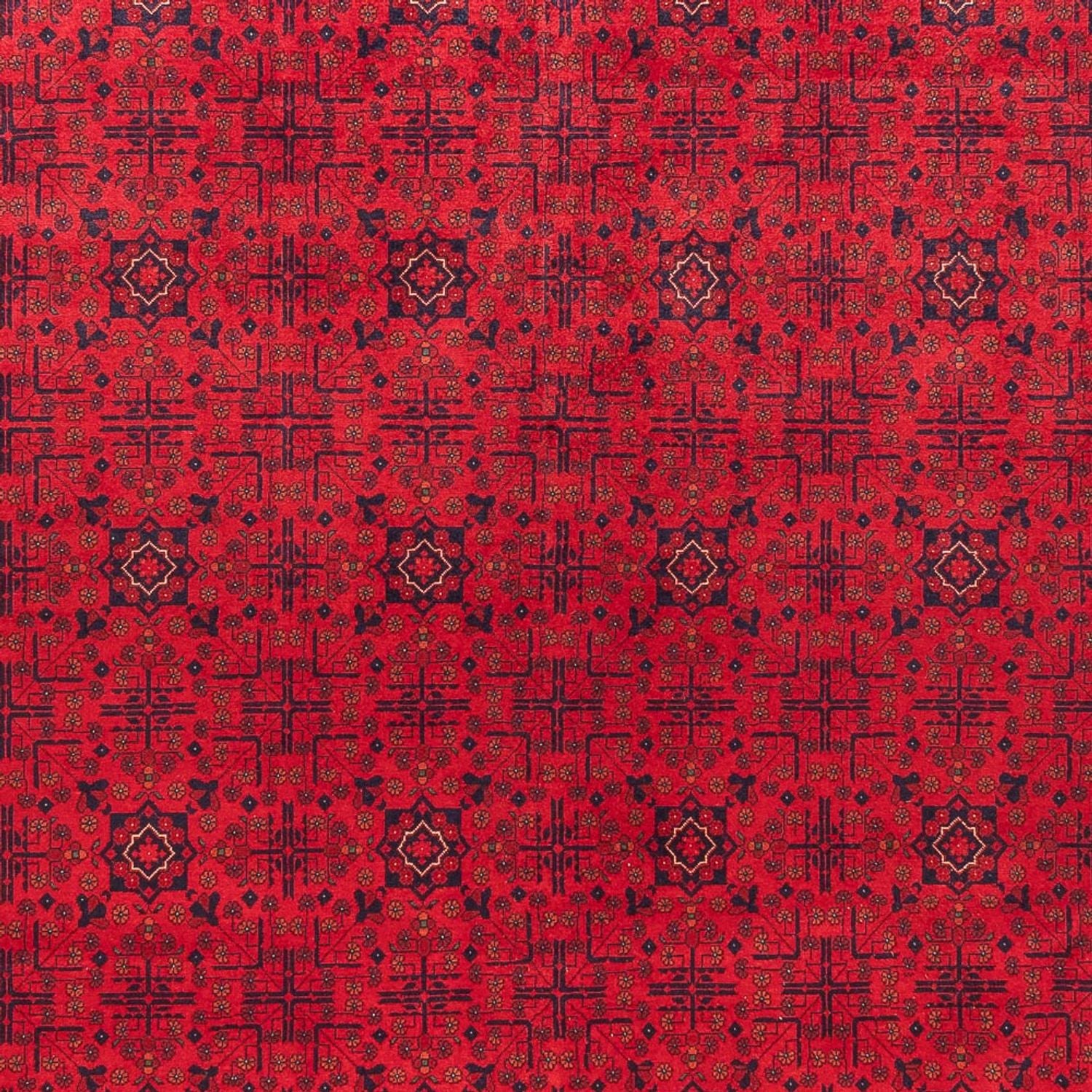 Afghansk tæppe - Royal - 390 x 292 cm - rød