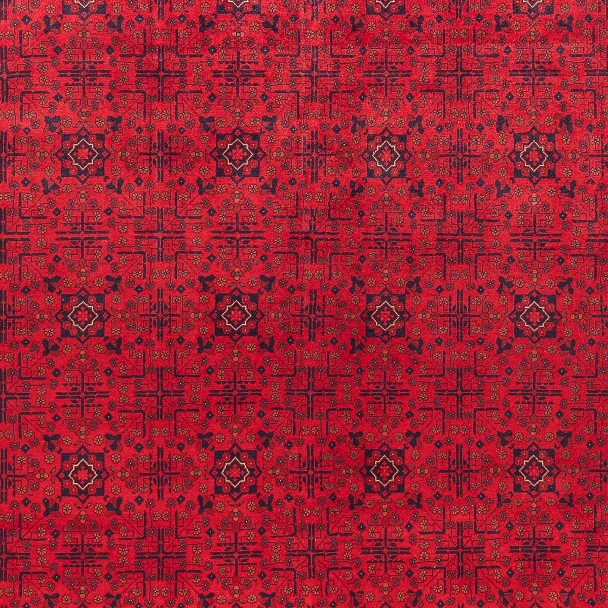 Afghansk tæppe - Royal - 390 x 292 cm - rød
