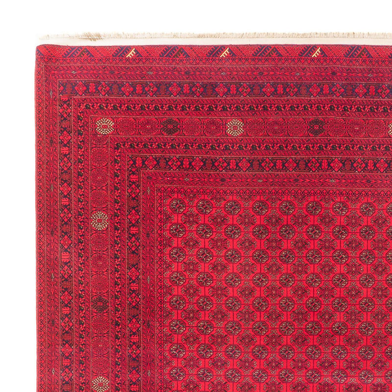 Afghansk tæppe - Royal - 380 x 292 cm - rød