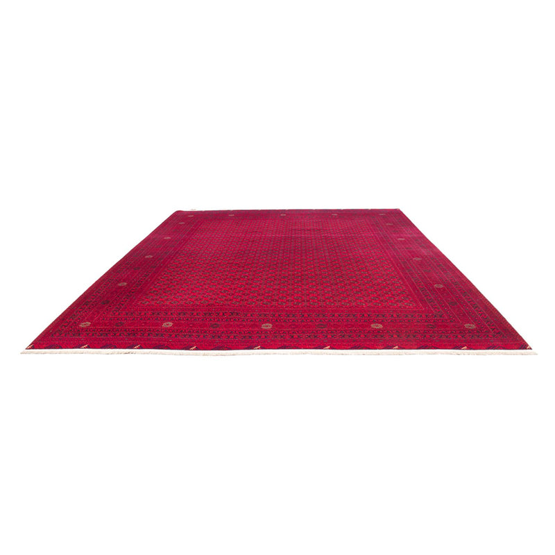 Afghansk tæppe - Royal - 380 x 292 cm - rød