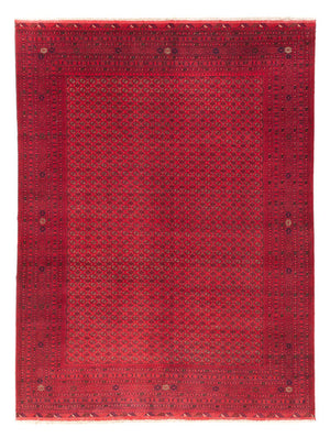 Afghansk tæppe - Royal - 404 x 294 cm - rød