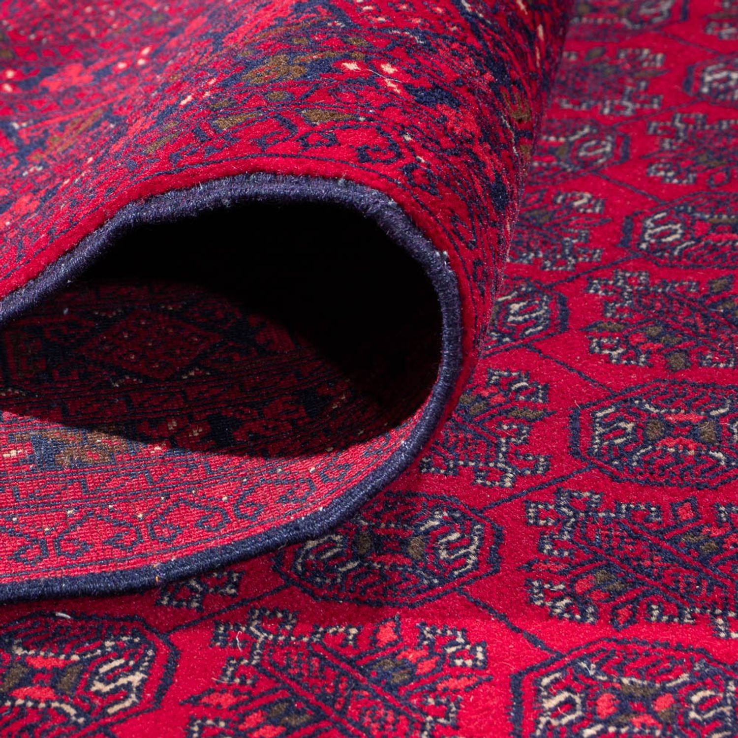 Afghansk tæppe - Royal - 404 x 294 cm - rød