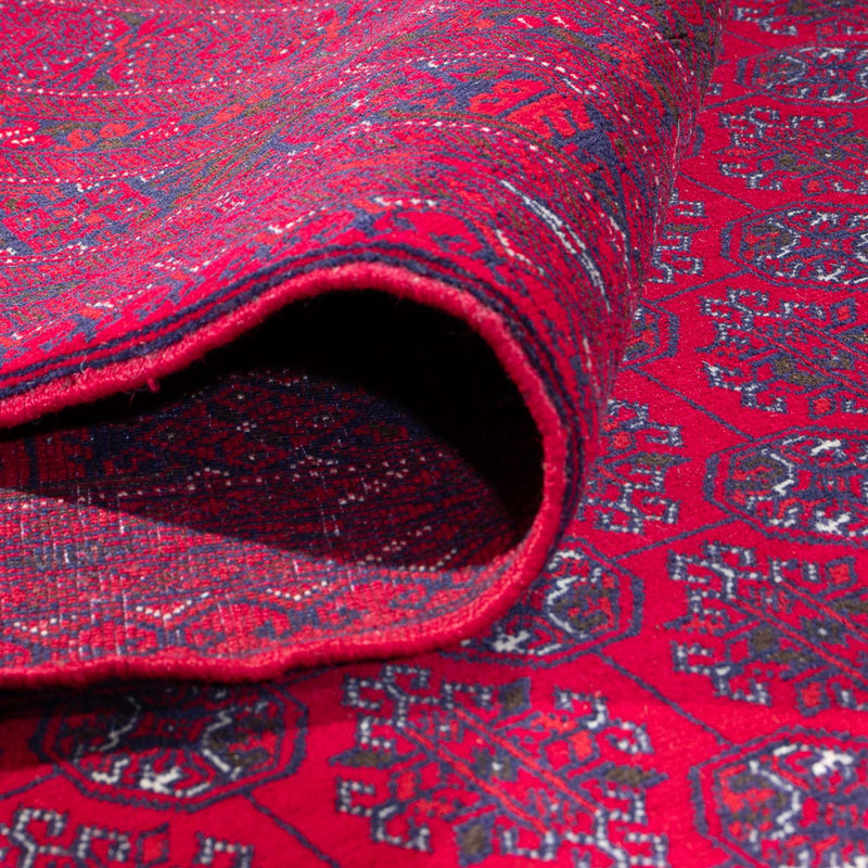 Afghansk tæppe - Royal - 395 x 294 cm - rød