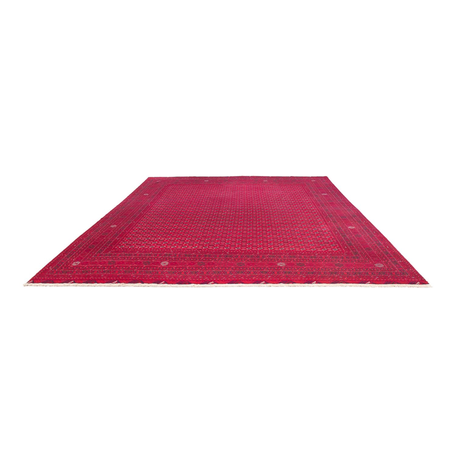 Afghansk tæppe - Royal - 395 x 294 cm - rød