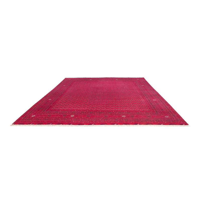 Afghansk tæppe - Royal - 395 x 294 cm - rød