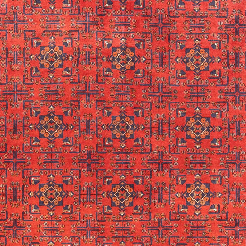 Afghansk tæppe - Kunduz - 391 x 296 cm - rød