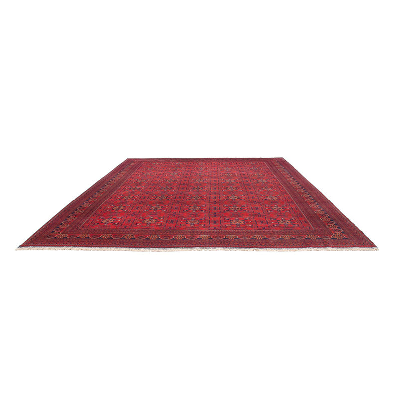 Afghansk tæppe - Kunduz - 391 x 296 cm - rød