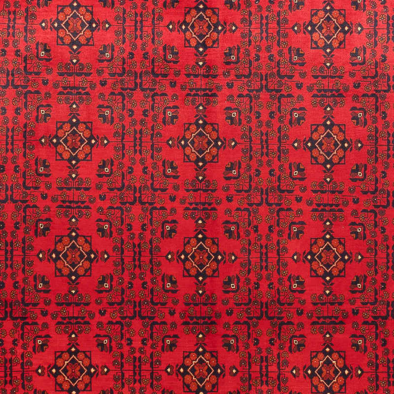 Afghansk tæppe - Kunduz - 382 x 309 cm - rød