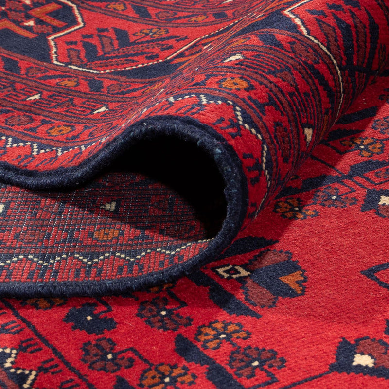 Afghansk tæppe - Kunduz - 382 x 309 cm - rød